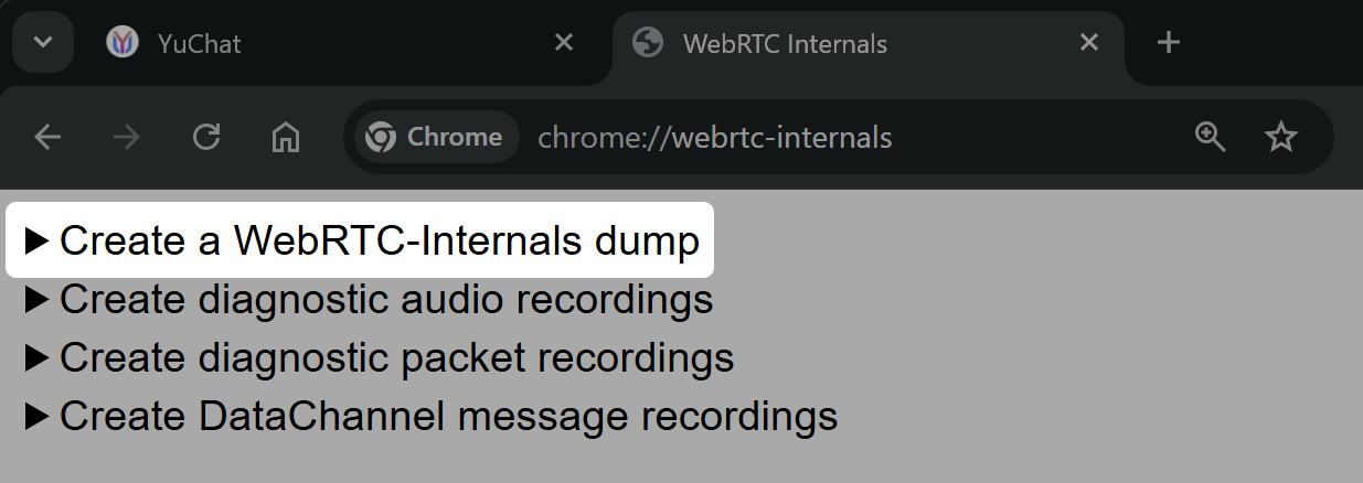 yuchat-webrtc-dump-create